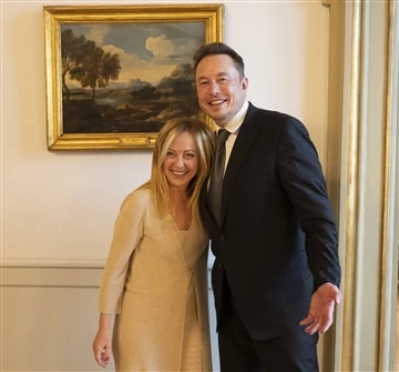 Musk incontra il premier italiano
