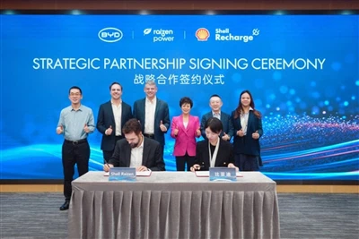 BYD e Shell Brasile annunciano una partnership per la ricarica