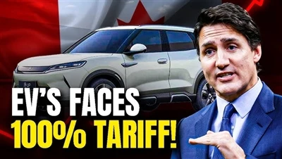 Il Canada annuncia una tariffa del 100% sui veicoli elettrici di fabbricazion...